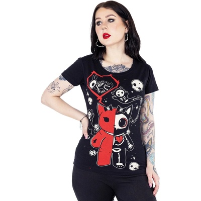 Cupcake cult тениска cupcake cult - undead kitty - черно - poi1378