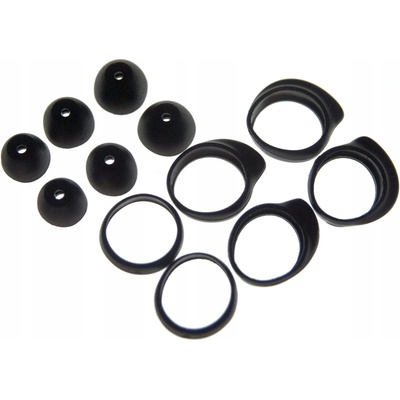 MKF kQamil pre Samsung Galaxy Buds, čierne, 12 kusov