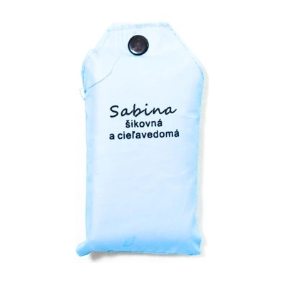 Nákupná taška s menom SABINA - šikovná a cieľavedomá