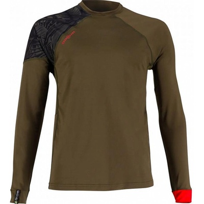 Pánske triko Aqua Lung RASH GUARD XSCAPE OLIVE LS