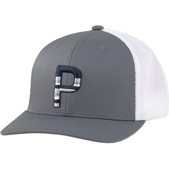 PUMA Sundown Trucker Snapback P Cap Grey/White