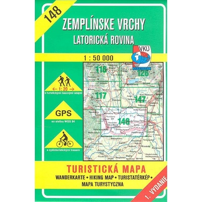 Zemplínské vrchy Latorická rovina 1 50 000
