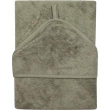 TIMBOO Osuška s kapucňou 75x75 cm Whisper Green