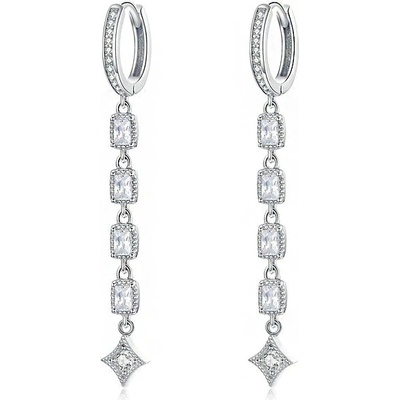 P&J Jewellery stříbrné náušnice princeznin klenot SE46