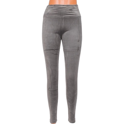 Дълъг плюшен клин в сиво