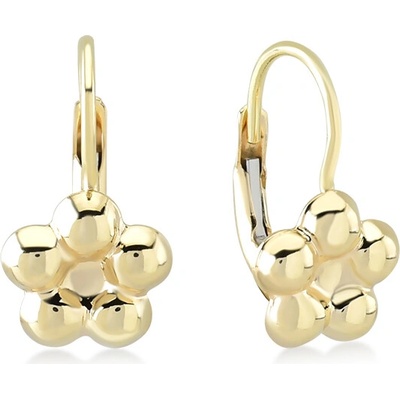 Lillian Vassago zlaté kvetinkové náušnice lesklé LLV22-GER093