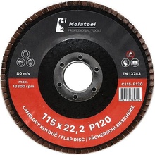 Molatool Lamelový brusný kotouč 115 mm P120 C115-P120