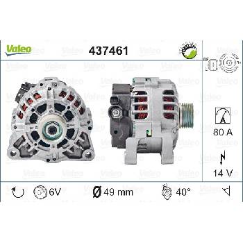 VALEO Alternátor 437461