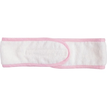 MaryBerry Pinky Ice-Cream Kozmetická čelenka biela s ružovými prúžkami