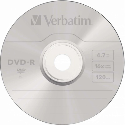 Verbatim DVD-R 4,7GB 16x, 50ks