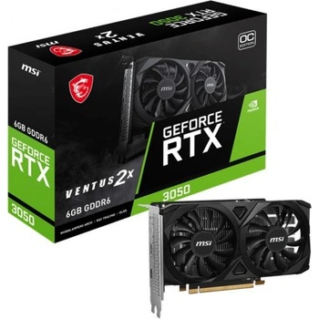 MSI GeForce RTX 3050 VENTUS 2X E OC 6GB GDDR6 96bit (V812-056R)