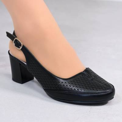 Елегантни дамски обувки A18070-1 Black