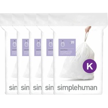 Simplehuman sáčky do odpadkového koše 35-45 l typ K zatahovací 100 ks 30 µm CW0171CP