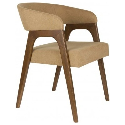 Dutchbone Adamello dřevo a polyester béžová 1000366