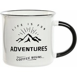 Item international Порцеланова чаша с надпис "Life is for adventures" 340мл (2016)