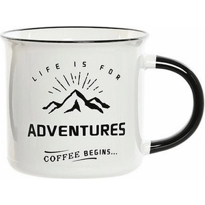 Item international Порцеланова чаша с надпис "Life is for adventures" 340мл (2016)
