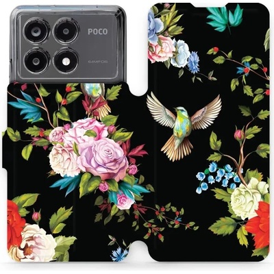 Mobiwear Xiaomi Poco X6 Pro 5G VD09S Ptáčci a květy