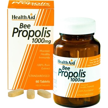 HEALTHAID Хранителна добавка Прополис 1000МГ, Health Aid Bee Propolis 1000mg 60tabs