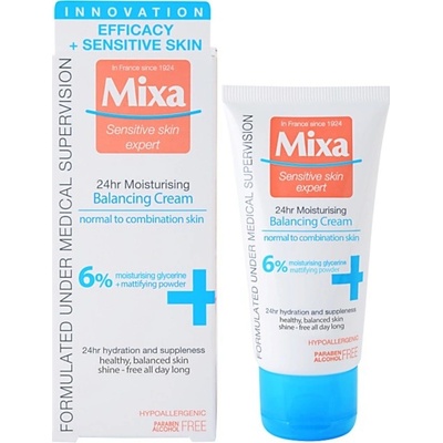 Mixa Moisturizing Balancing Cream lehký vyvažující hydratační krém 6% 50 ml