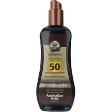 Australian Gold Sunscreen spray gel Bronzer SPF50 237 ml