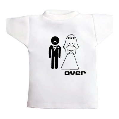 Tričko na láhev Game over
