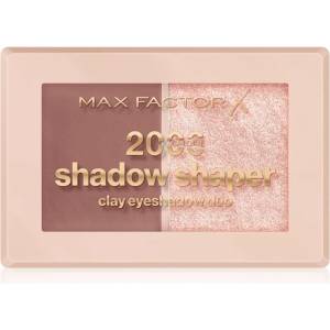 MAX Factor 2000 Calorie Shadow Shaper дуо сенки за очи цвят 010 Clay Gleam 4 гр