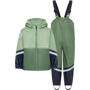 Didriksons Детска грейка Didriksons Kid's Waterman Set 12 Rain set - Sage Green - размер 100 (702-4951-0713)