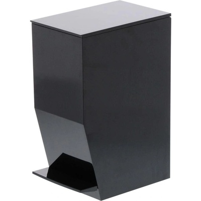 Yamazaki Čierny pedálový plastový odpadkový kôš 3,9 l Tower