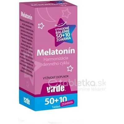 Virde Melatonín 50+10 tabliet