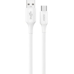Dudao Кабел за зареждане Dudao L2sT USB-A / USB-C 6A - Бял / 1.2m KP41395