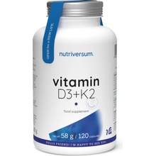 Nutriversum D3 + K2 Vitamin 60 kapsúl