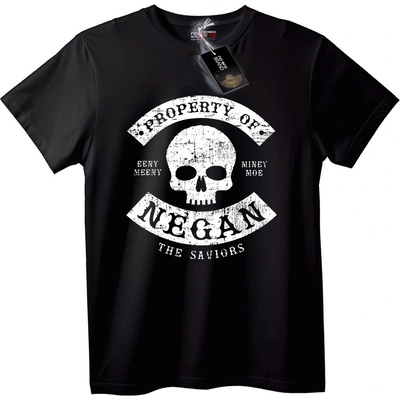 NOONEBRAND Тениска Неган The Saviors - 6XL, Black