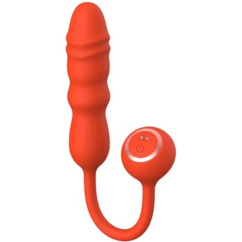 Chisa-novelties Chisa Kissen Glitz Vibration + Thrusting Dual Orgasm Vibrator Red