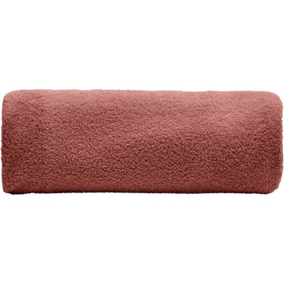 Kave Home Terakotově červený bouclé potah na taburet Kaeli 90 cm