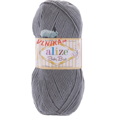Alize Příze Baby Best Varianta: 119 šedá