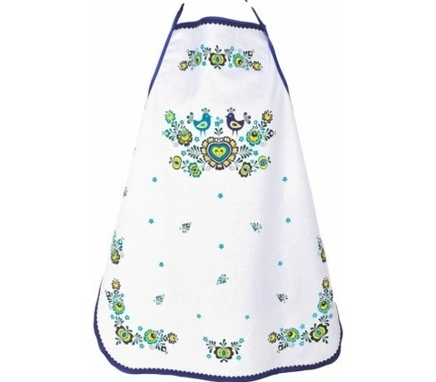 Dekortextil Zástěra Folklór modrý