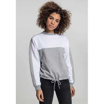 Дамска спортна блуза в сиво и бяло Urban Classics grey/whiteMODEL164 SALE - , размер XL