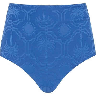 Seafolly Дамско бикини долнище Seafolly Women's Oasis High Waisted Pant Bikini bottom - Ultramarine - размер 32 (EU) (150-5076-0111)