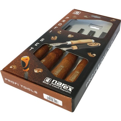 NAREX 863202 Sada dlát plochých 8,10,16,32mm WOOD LINE