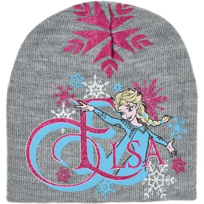 dívčí zimní čepice Frozen HS4192 šedá