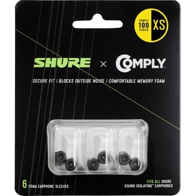 Shure Резервни тапички за слушалки in-ear серия SE и AONIC, размер XS SHURE EACYF1