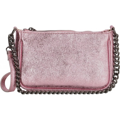 lakovaná luxusná crossbody kabelka Majesty Ružová