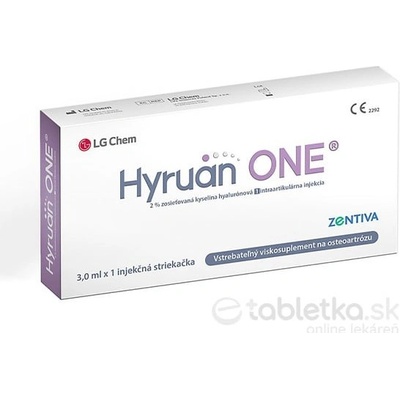 Hyruan One 2% zesíťovaná kys.hyalur. 3 ml