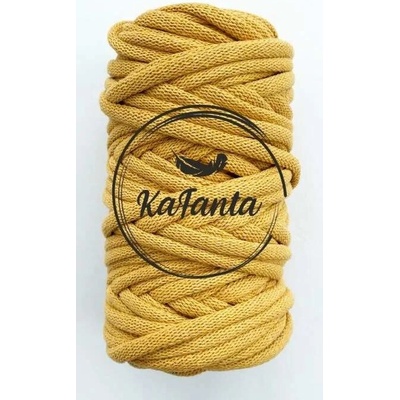 Bavlnená šnúra KaFanta 9mm - mustard