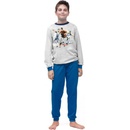 Jaks chlapčenské pyžamo futbal šedé