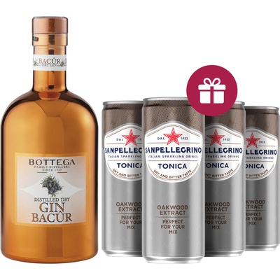 Bottega Bacur Gin 40% 0,7 l (čistá fľaša)