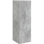 vidaXL Стенно Баня Кабинет Бетонно сиво 33 x 34, 5 x 100 см (890655)