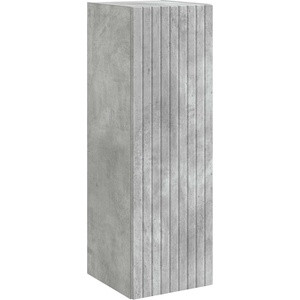 vidaXL Стенно Баня Кабинет Бетонно сиво 33 x 34, 5 x 100 см (890655)