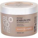 Vlasová regenerácia Schwarzkopf Blondme (Tone Enhancing Bonding Mask Cool Blondes) 200 ml