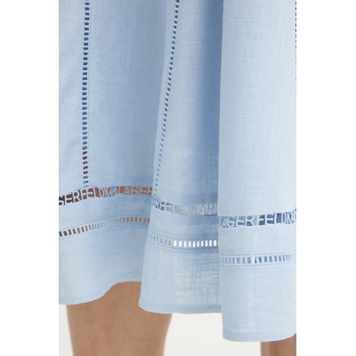 KARL LAGERFELD рокля с добавен лен (B2W13019)